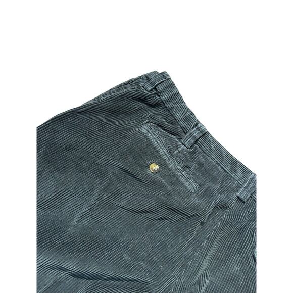L.L. BEAN Corduroy Chino Pants Men's 40 x 30 Black Comfort Waist Preppy Holidays - Picture 7 of 11